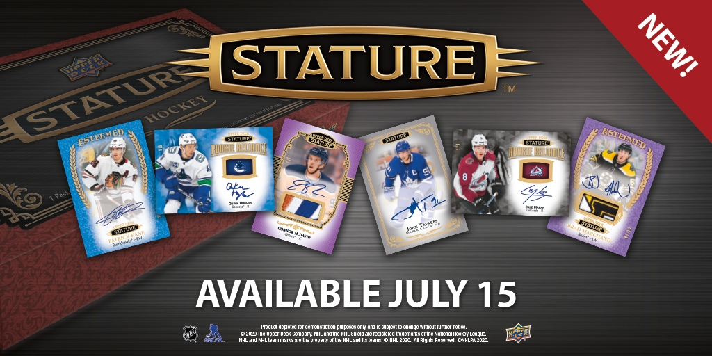 Cloutsnchara's tweet photo. 19-20 Upper Deck Stature Breaks Will Be Posted Tonight At 10:00PM EST! https://t.co/NSy7MOH0WY @UpperDeckSports @UpperDeckHockey @UniversalDst #CNCBreaks https://t.co/AT4FOJDZaU