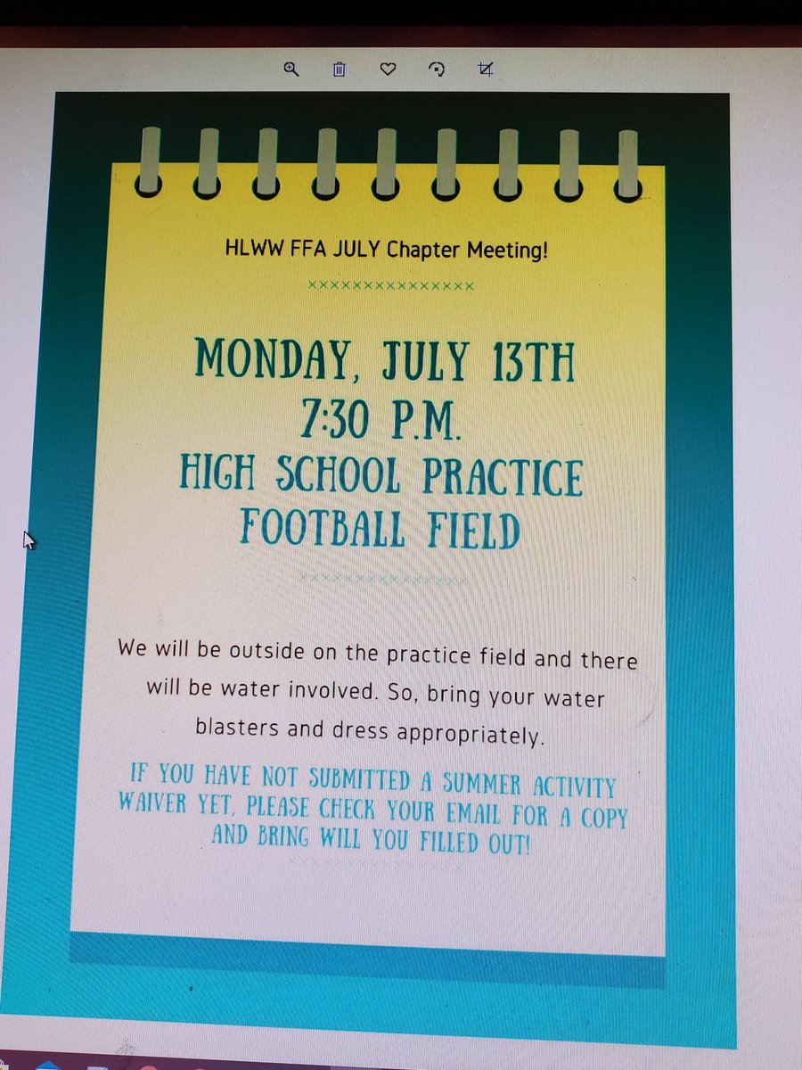 HLWWFFA's tweet photo. Join us on Monday! #hlwwdubs https://t.co/B4LAuJvNUz