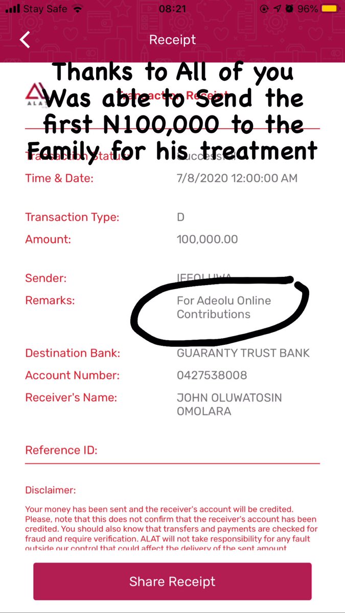 ifehy's tweet photo. Between yesterday of posting on Instagram and today posting on Twitter. See what you all have made happen. Thank you so much. God bless you immensely, in Jesus name. Amen🙏🏾
#saveadeolu https://t.co/1dFAu3Uytt