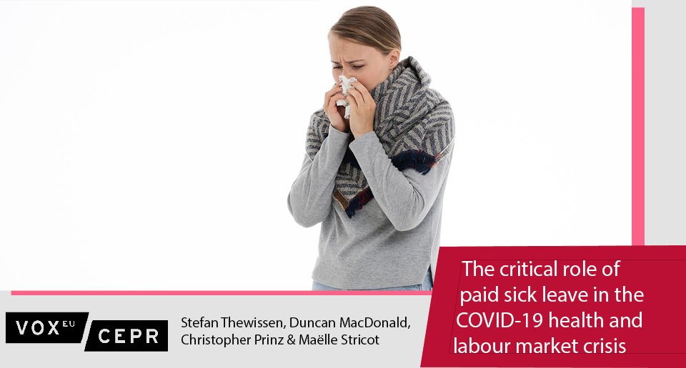 Paid sick leave will facilitate orderly end to lockdowns &amp; sustain workers during subsequent waves of infection, but only if temporary extensions are kept in place &amp; include workers currently denied coverage, say <a href="/OECD/">OECD ➡️ Better Policies for Better Lives</a> economists #CovidEconomics bit.ly/2DhKo8l