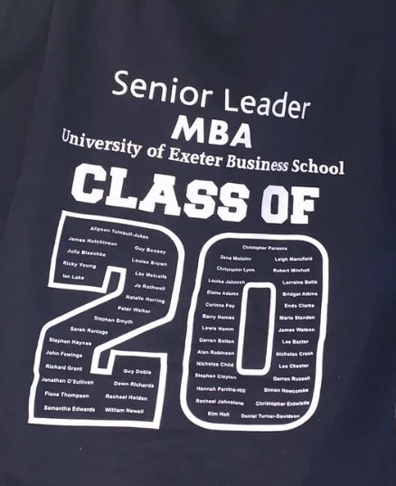 RachaelJ_UoE's tweet photo. Results Day!!!
After 2 years of study, growth and achievement I have completed my MBA π©βππ₯³ Thanks to my amazing Lecturers and Mentors as well as my family for supporting through the journey. #Classof2020 #MBA @ExeUniApp @UniofExeter @Exalumni @UofEBusiness @cmi_managers #SLMDA https://t.co/ZcaPbOZKke
