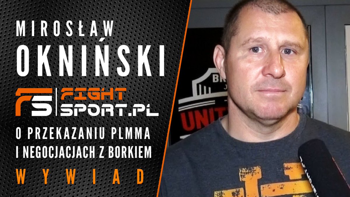 fightsport_pl's tweet photo. O 22:00 zapraszamy na premierę wywiadu!
MIREK OKNIŃSKI o strzelaniu, obozie Trybsonie, Kołeckim i rozmowach z M. Borkiem o przekazaniu PLMMA
https://t.co/984QOKuAix
@szymonkolecki #PLMMA #MMA https://t.co/6RwqpNkNBZ