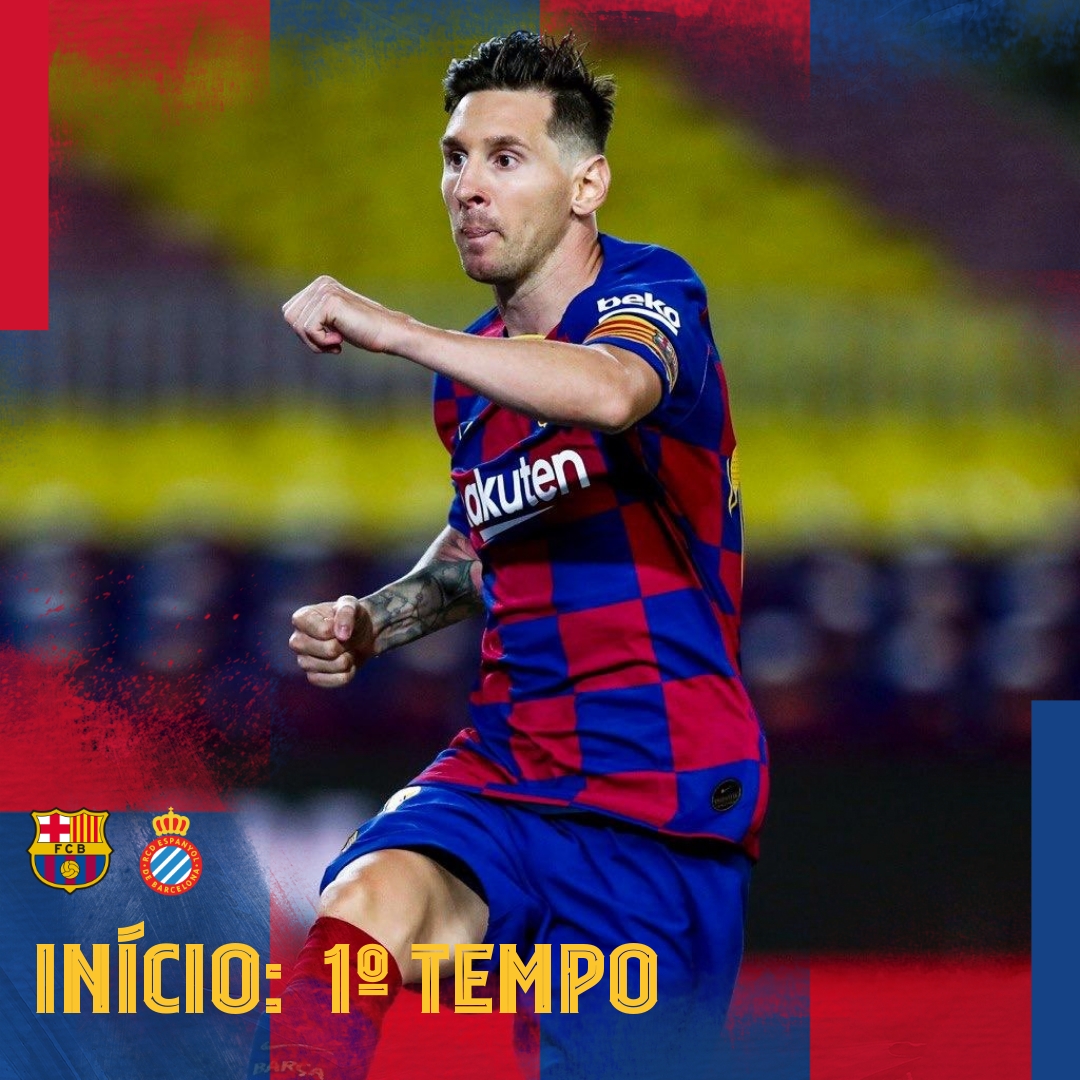 ⏱ Bola rolando no dérbi catalão! 🙌 ⚽️ #BarçaEspanyol 🏆 @LaLigaBRA 📲 Minuto a minuto & Match Centre! 👉ow.ly/pMcn30qX6Hb👈 🔵🔴 #ForçaBarça