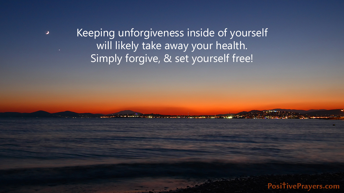 Forgive and Set Yourself Free