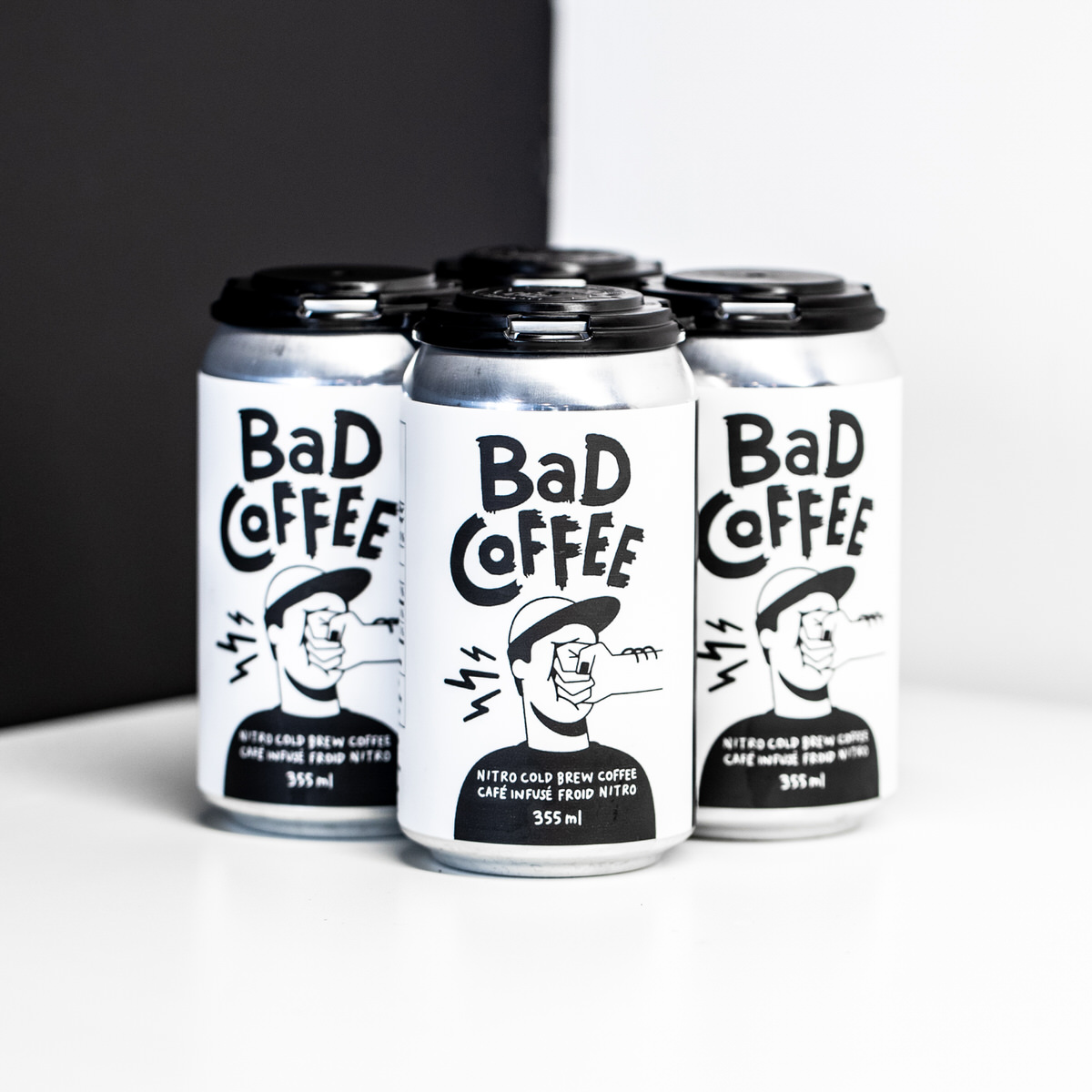 BadCoffeeCanada's tweet photo. Bad Coffee Nitro Cold Brew comes in Singles! 4-Packs! 12-Packs! Available at Cupper's Coffee and Tea in Lethbridge and online at https://t.co/TldUvPbOt3 #badcoffee #badcoffeenitro #YQL #SupportLocal https://t.co/WFhHe8AJS6