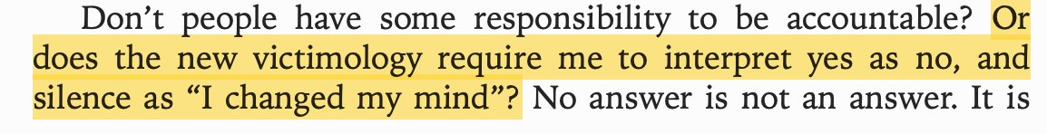 Seriously if you are pulled in by this bc she uses the word bourgeois and makes (absolutely tactless) analogies to police violence you need some serious self-refection and work on your analysis bc this is clearly a full defense of the status quo of how we ALREADY treat abuse.