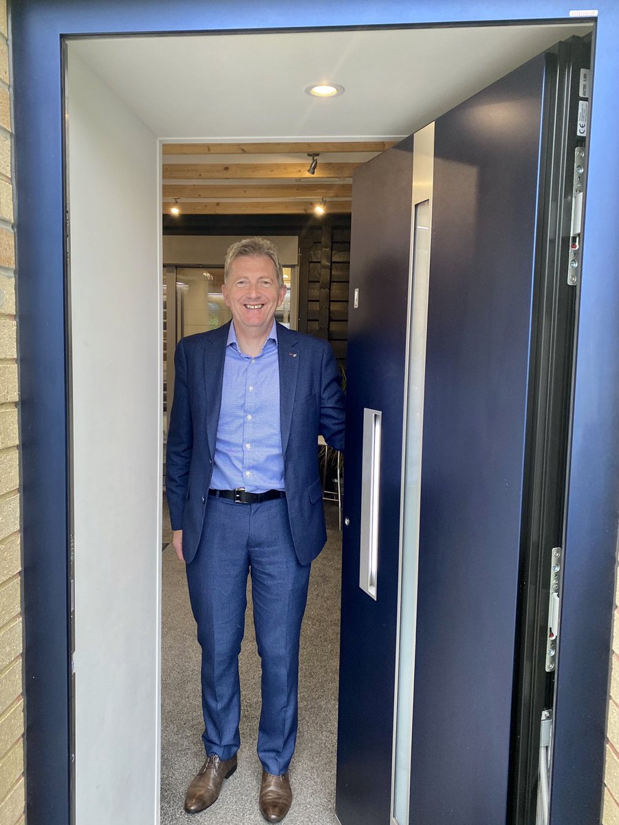Buildmer's tweet photo. #InternormDoors Get yourself cutting edge front door with inbuilt finger tip recognition instead of a key. Come and have a look yourself in our Gateshead showroom. https://t.co/5KD0QC01IP