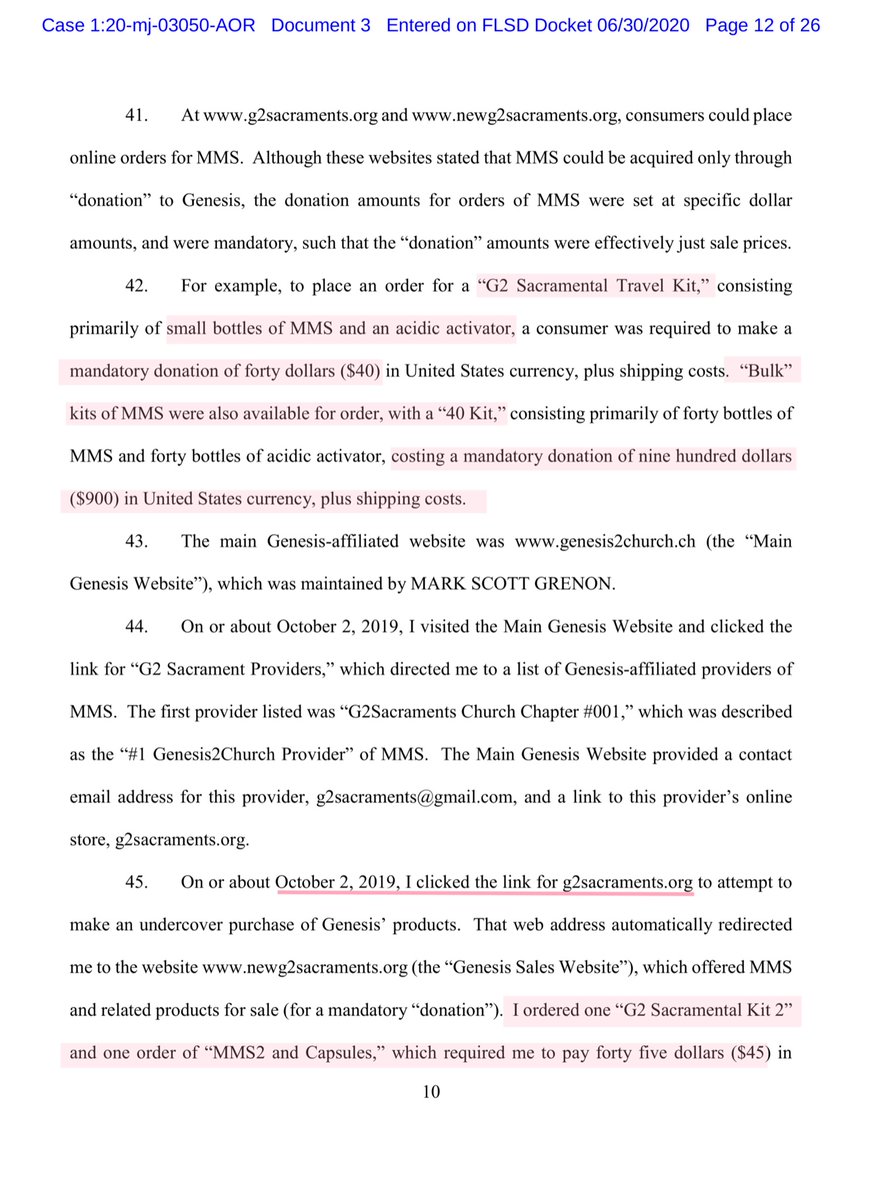 Moreover the FDA & DOJ repeatedly went to Court-willfully violated these court orders.- the Grenons sent letters to the judge re their civil case stating“that they would not comply with the Court’s orders”-Grenons threatened violence in the letters https://ecf.flsd.uscourts.gov/doc1/051022246204?caseid=573491