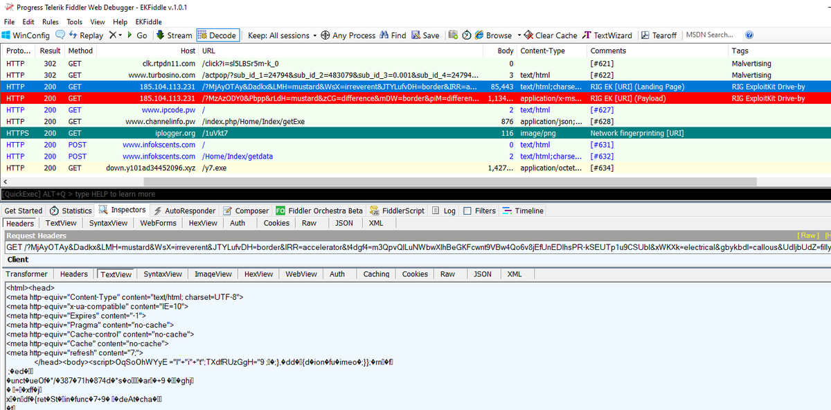 Threat_Down's tweet photo. Malvertising into #RIGEK drops #Socelars stealer.

🚨 IOCs 🚨

down.y101ad34452096[.]xyz
channelinfo[.]pw
infokscents[.]com
a934394936e2250fcdf2140235f1948fa86f49264a6d345289061b334c7037d9
dba0bcc97617a9778b6b431bbe793bf86dab3da967f7489cdda663ea7b3dede0

cc @VK_Intel @felixw3000 https://t.co/ZZ59Z84ccm
