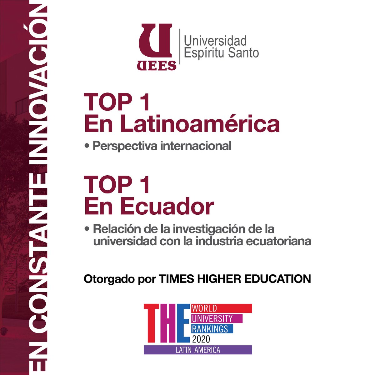 Universidad Espíritu Santo tweet media