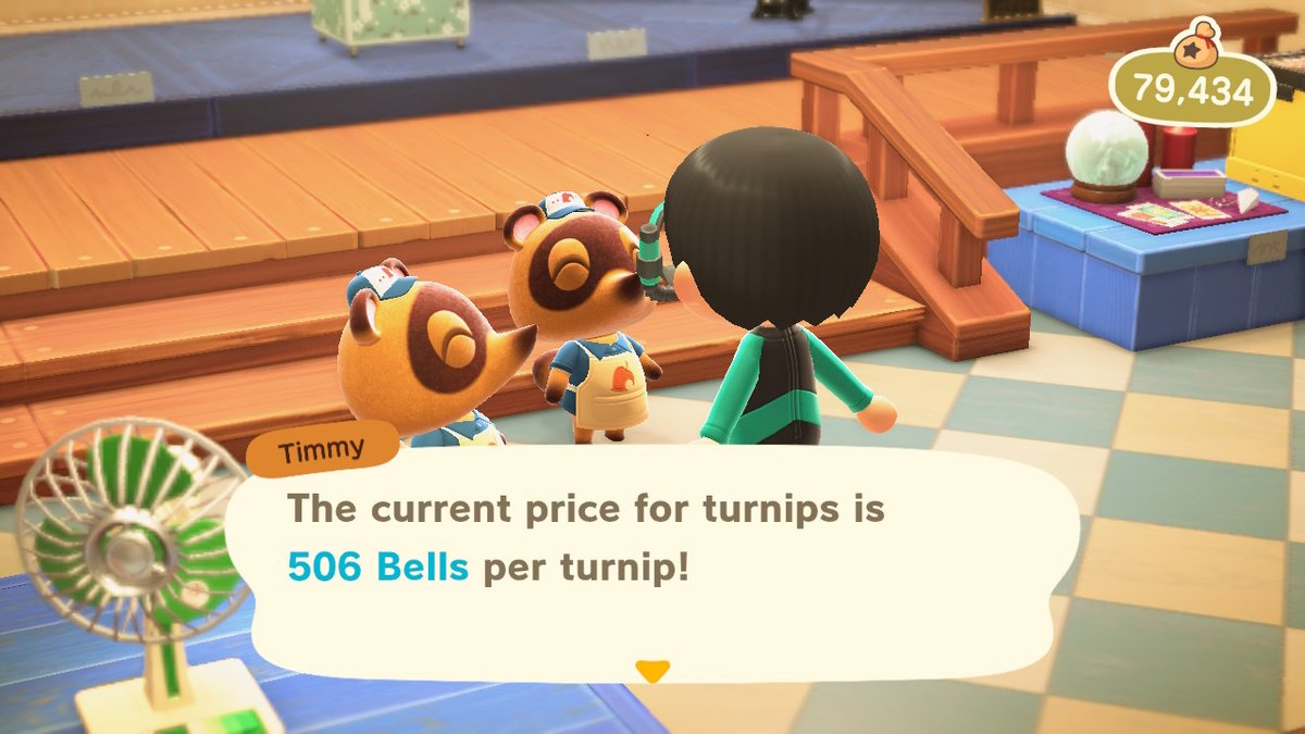 Brandon794613's tweet photo. Turnip prices is 506
No entry fee.

#AnimalCrossing #ACNH #NintendoSwitch #turnips https://t.co/7q8uH5KZXZ