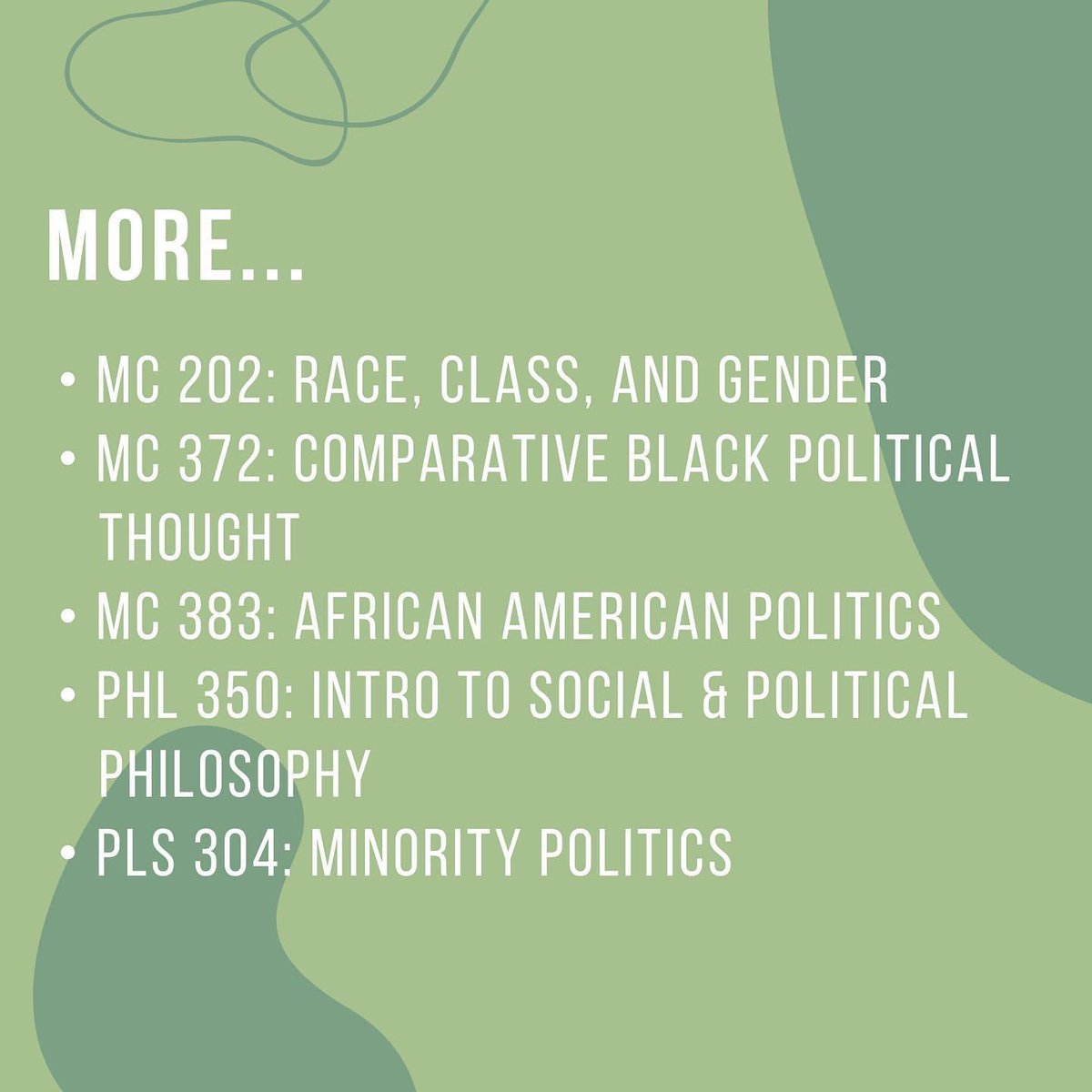 KappaAlphaPiMSU's tweet photo. KAPi recently complied a list of some of the courses at MSU that can help educate students on how to be actively anti-racist. For those of you who may still be searching for some interesting classes to take this semester or in the future, this could be a great place to start! https://t.co/ukylZ0kG4I