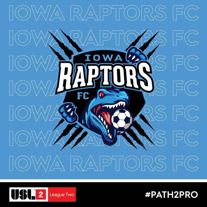 IARaptorsFC's tweet photo. We would like to proudly announce our commitment on joining the USL 2 in the summer of 2021! https://t.co/B55Lem9A6t