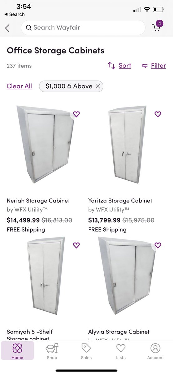 <a href="/Wayfair/">Wayfair.com</a> WTF!!??! You can’t tell me this isn’t child #sextrafficking in plain site... selling the same $500 cabinets over and over and for $15,000 ?!! 🤬🤬🤬With little girl names on it?? This is sex trafficking in 2020?!!? EXPLAIN!! 🤬🤯😡