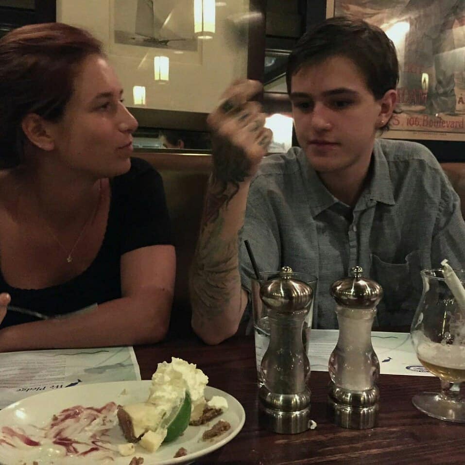 they always had an on and off relationship, but even when they weren& #39;t together they still loved each other and were on really good terms