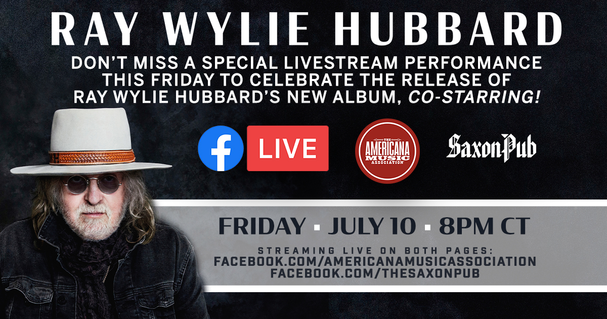 2 days to go until the release of my new album, Co-Starring!

To celebrate, I’m performing at <a href="/saxonpub/">Saxon Pub</a>. You can watch anywhere you want to in the world because it will be airing on the <a href="/AmericanaFest/">Americana Music Association</a> and Saxon Pub's Facebook Live. 

Can’t wait for y’all to hear the new record.