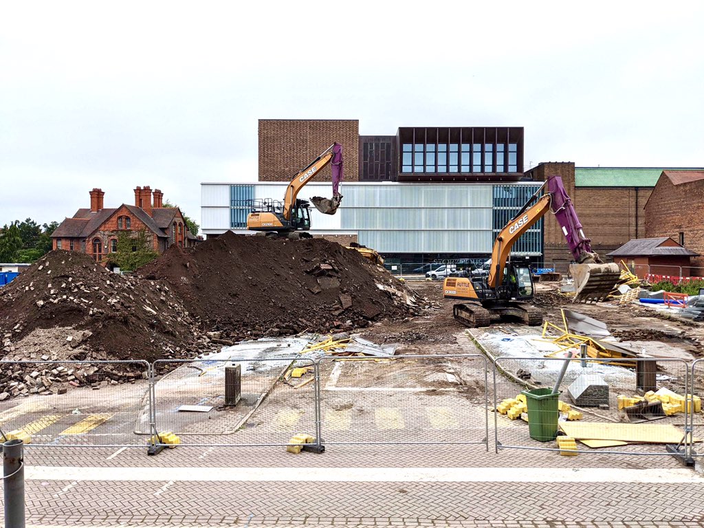 amble_hq's tweet photo. @CH_Northgate are digging for dirt as the #NorthgateDevelopment construction gets underway. Exciting times ahead for #Chester https://t.co/jjajdekv1d