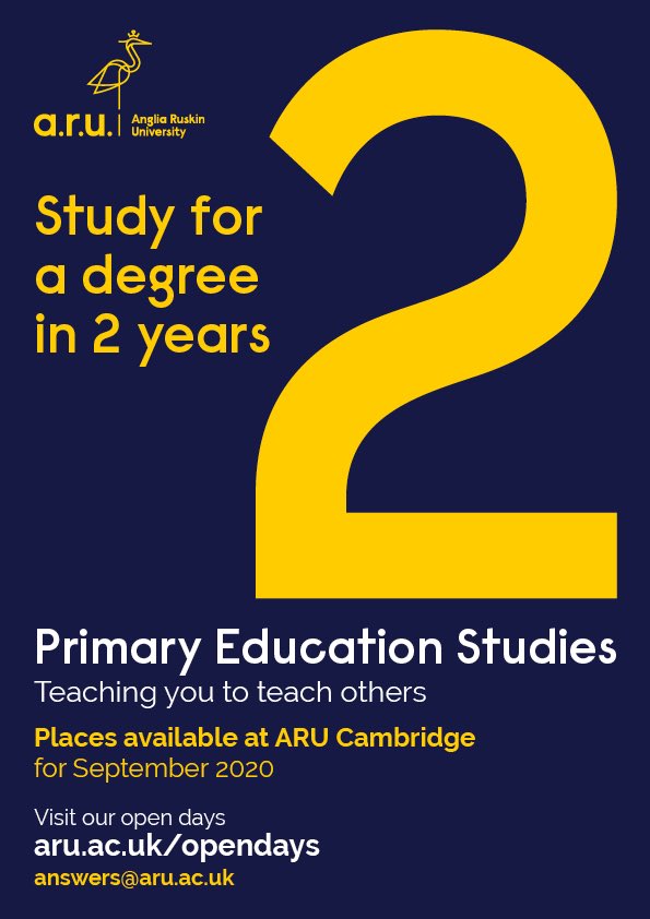 JohnPar10942780's tweet photo. There’s still time to join this great course at @aru in #cambridge.

One of our students, Sinead said, “This course is an amazing way to support your future career in any part of the education sector.”

https://t.co/UEgxOhwWXN 
@FHEMS_ARU https://t.co/hfNcTEQLB1
