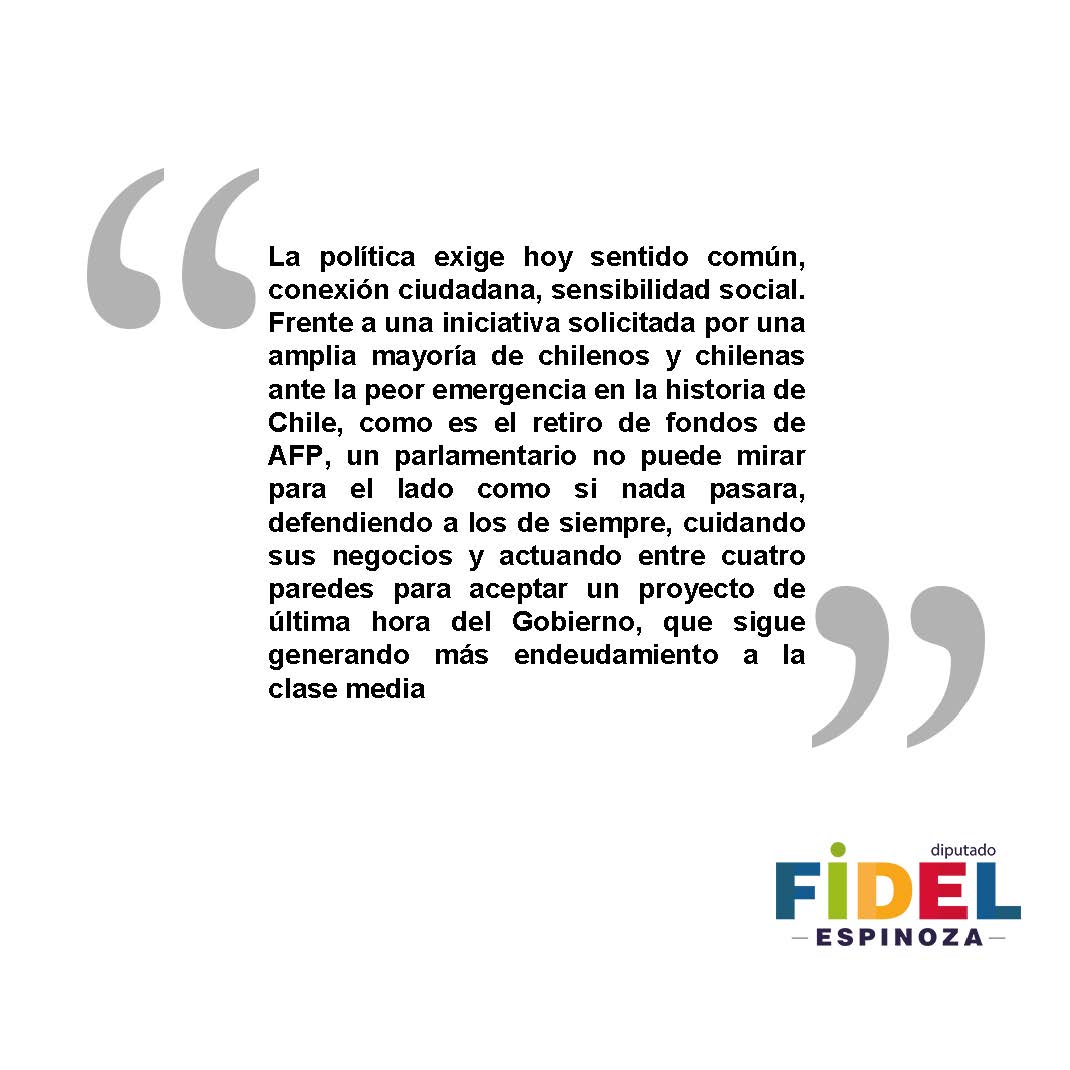 fidelsenador's tweet photo. #RetiroFondosPrevisionales #RetirodeFondos #Mi10xCientoAhora https://t.co/qp6hV4DnXo