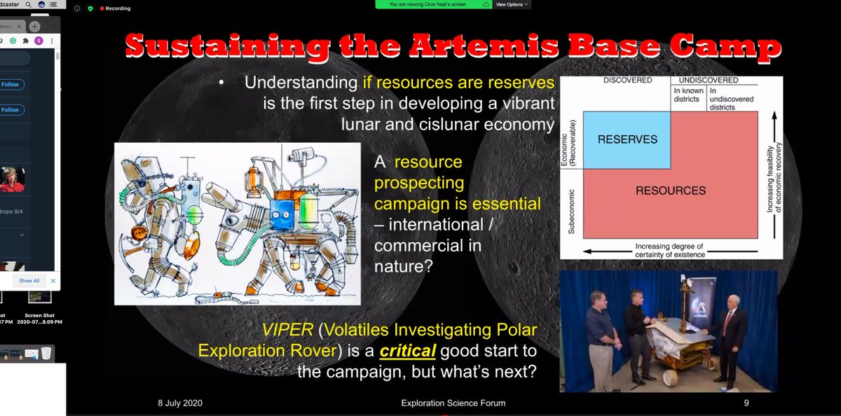 genejm29's tweet photo. #NASA #SSERVI #NESF - Clive Neal - VIPER deserves full community support its important that we don't stovepipe it as simply a science mission https://t.co/F2FX2eUCH7