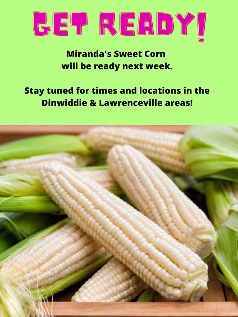 C_Squared218's tweet photo. 🌽🌽🌽🌽 Finally!!! The corn will be ready next week!  Stay tuned... https://t.co/lTpl8SgHao