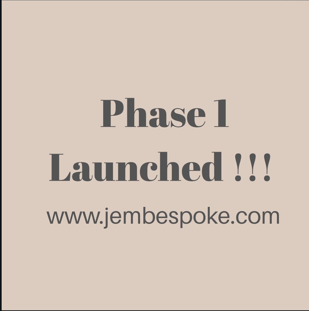jem_bespoke's tweet photo. Exciting new website! 
https://t.co/OWF9W2Yfre 
Subscribe for opening offers! https://t.co/y3uK6WWENj