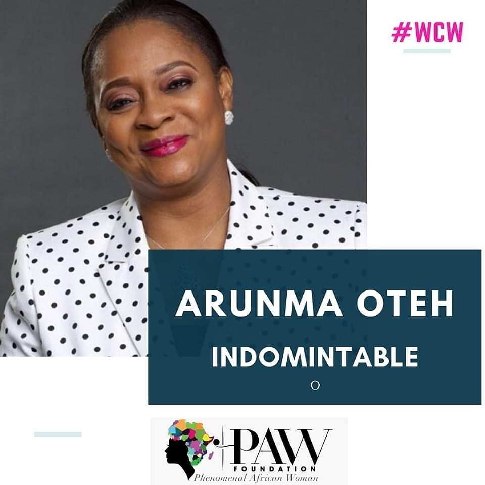 PAWAfrica's tweet photo. The theme of this week’s #WomenCrushWednesday is #Indomitable

We celebrate her exploits laced with #Content #Capacity #Confidence #Candour

Ms Arunma Oteh @aoteh
#WCW #WomenCrushWednesday #Leadership #Principled #Influential #Indomitable #Season54 #SpreadOut #ThinkBig #PAWAfrica https://t.co/dBCov8lbKa