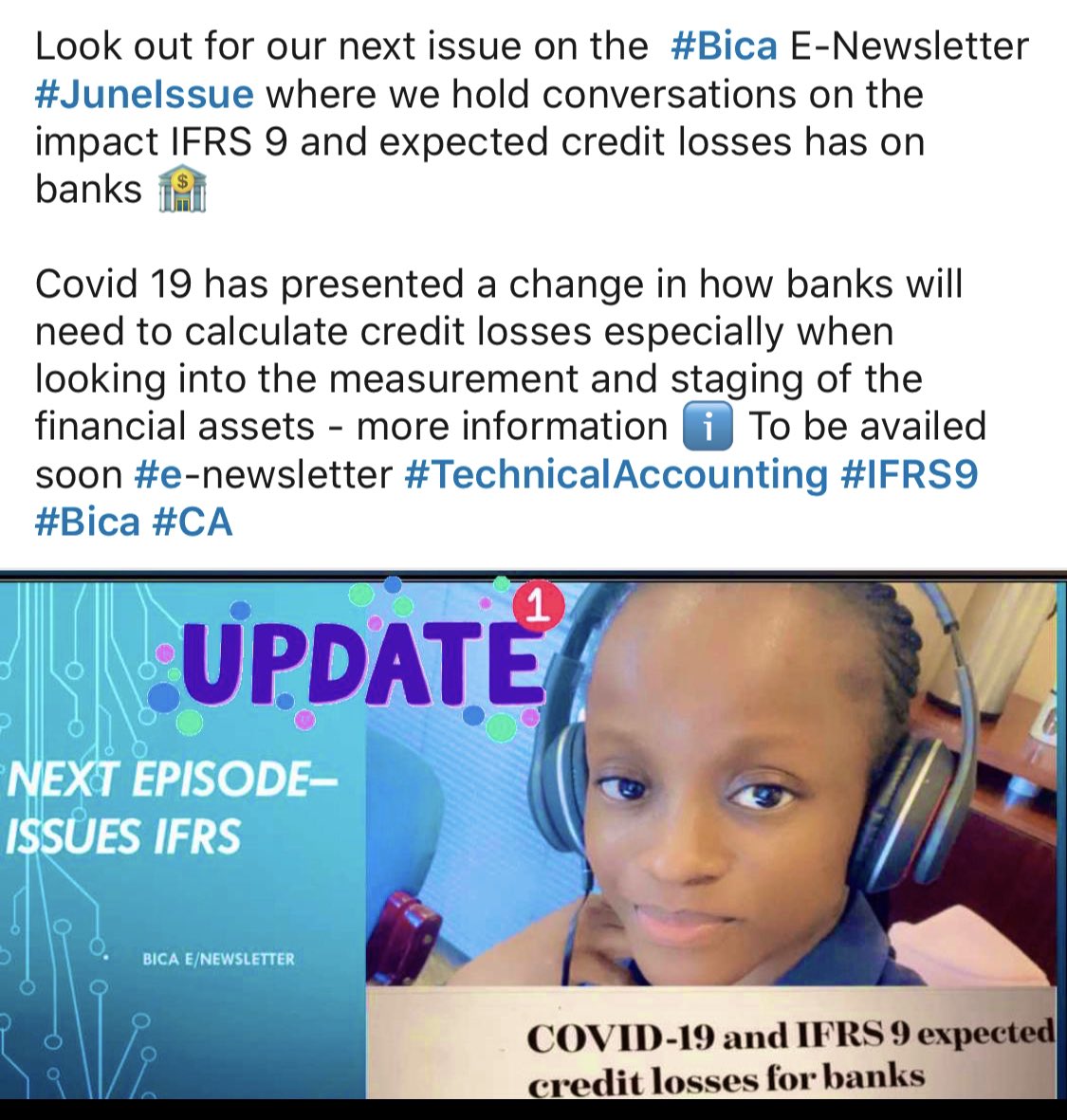 onexnells's tweet photo. Look out for the #June issue on the Bica E-Newsletter#technicalAcccounting https://t.co/9NSDulNKry