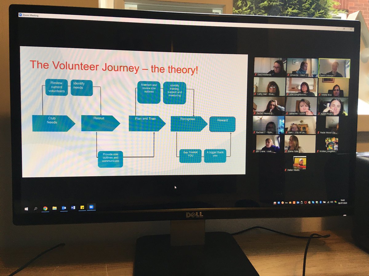 se_westmidlands's tweet photo. Thank you to Claire Coleman; Head of Volunteering&amp;Pathways for delivering an Introduction to Volunteer Management to our Midlands Volunteer Coordinators this evening, lots of really good discussions around recruitment, retention&amp;planning for the future 👏🏻👌🏼 #volunteerdevelopment https://t.co/2ROf9faCrW
