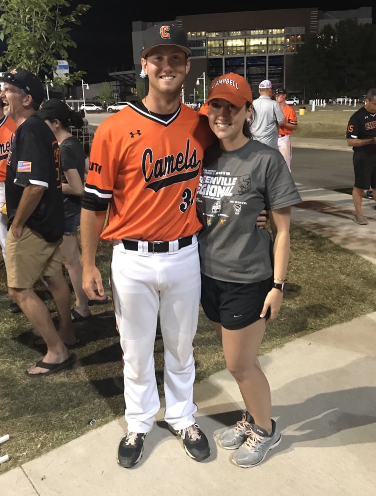 haley_pleasant's tweet photo. @GoCamelsBSB @GoCamels Big Campbell Baseball fans here!! We would love this hat! 🧡 https://t.co/6BVSJOYW0x