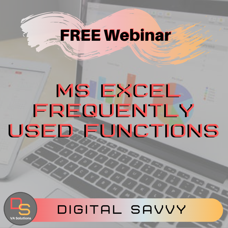 bolinaskristina's tweet photo. UPSKILL &amp; LEARN...
The FREQUENTLY USED MS EXCEL FUNCTIONS

Join this FB Live Training happening on July 11, 6PM,  and develop a skill!

https://t.co/hSNs137n56

#DigitalSavvy #LearnwithXcelHub #NeverStopLearning #VASolutions #remotework https://t.co/QWVvL1ae66