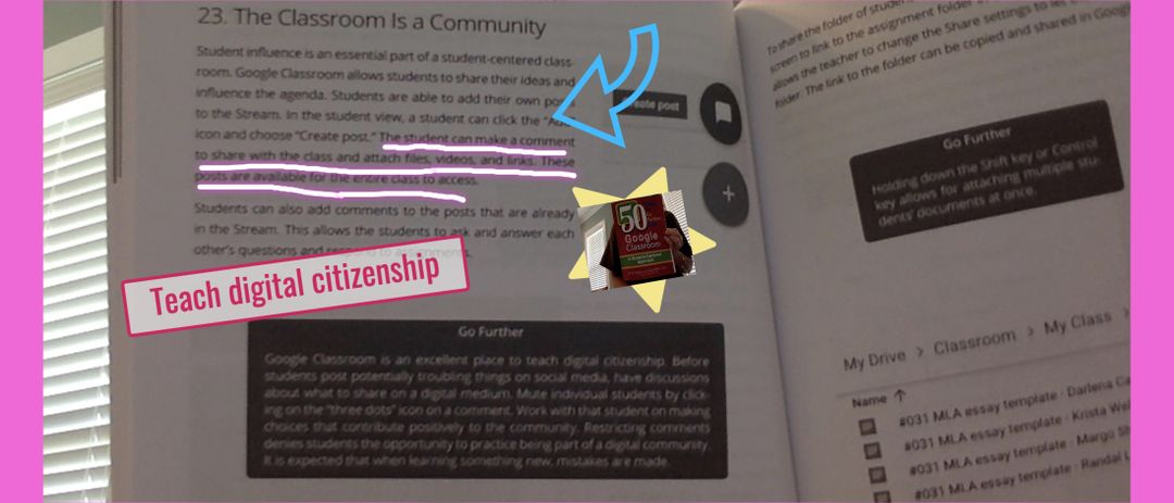 LisaBustle2's tweet photo. Students practice digital citizenship with Google Classroom. #GoogleClassroom #conversechat #booksnaps https://t.co/5mc7FyLYMG