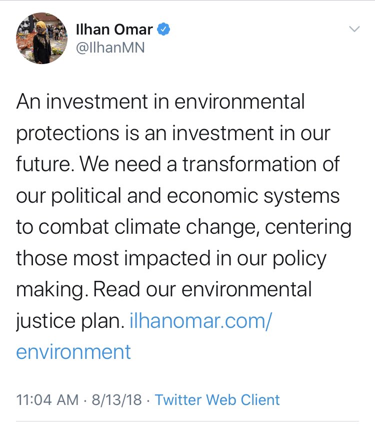 Anything that stands in the way of a radical environmental agenda, apparently.