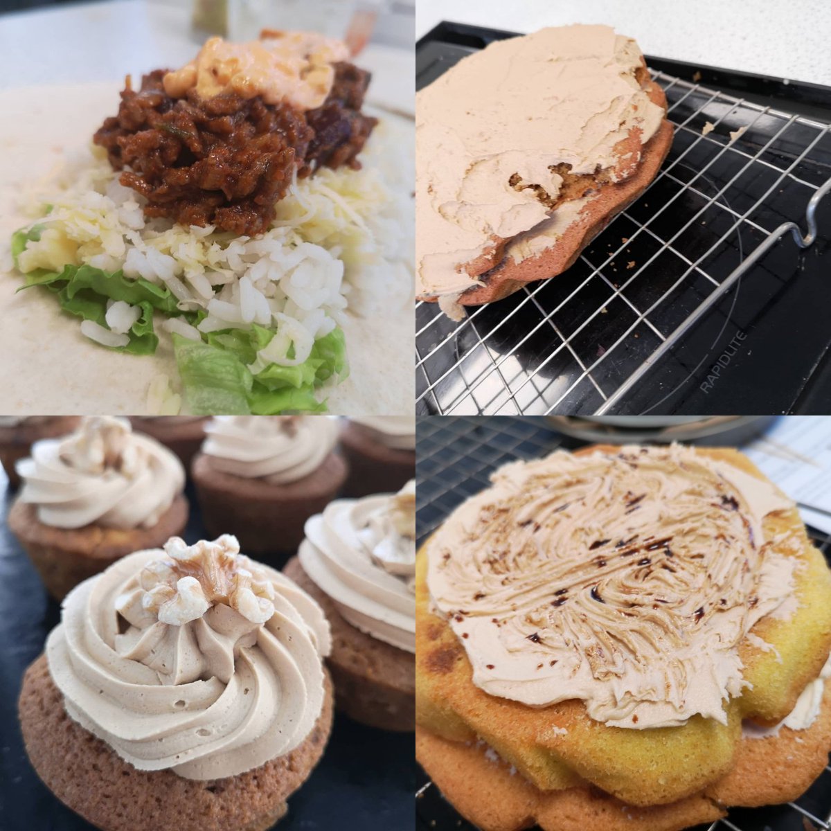 BarlbyFoodTech's tweet photo. Last week in pictures..
Chilli beef burritos, coffee cake
Aplogies for lack of pictures, I forgot!
#endoftermtiredness
#lockdown #cookup #ThriveWithHope @Barlby_High https://t.co/RviKMmwJ4I
