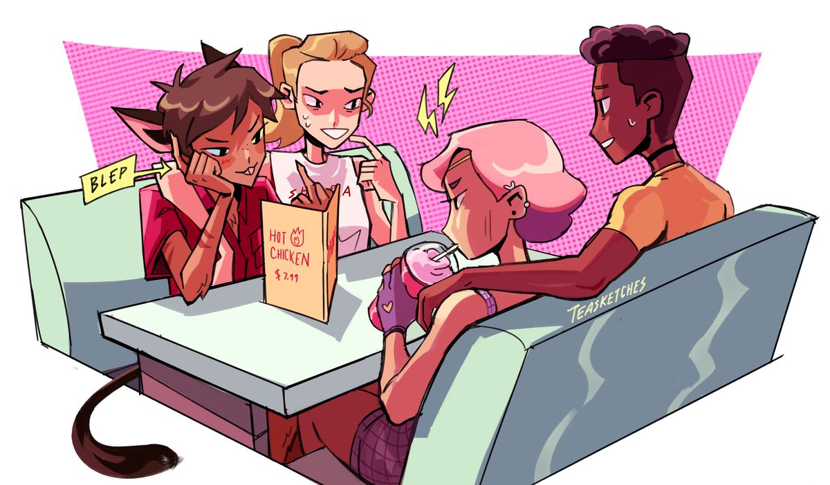 el. 💗. adora n bow r just trying to keep their chaotic gfs under control. ...