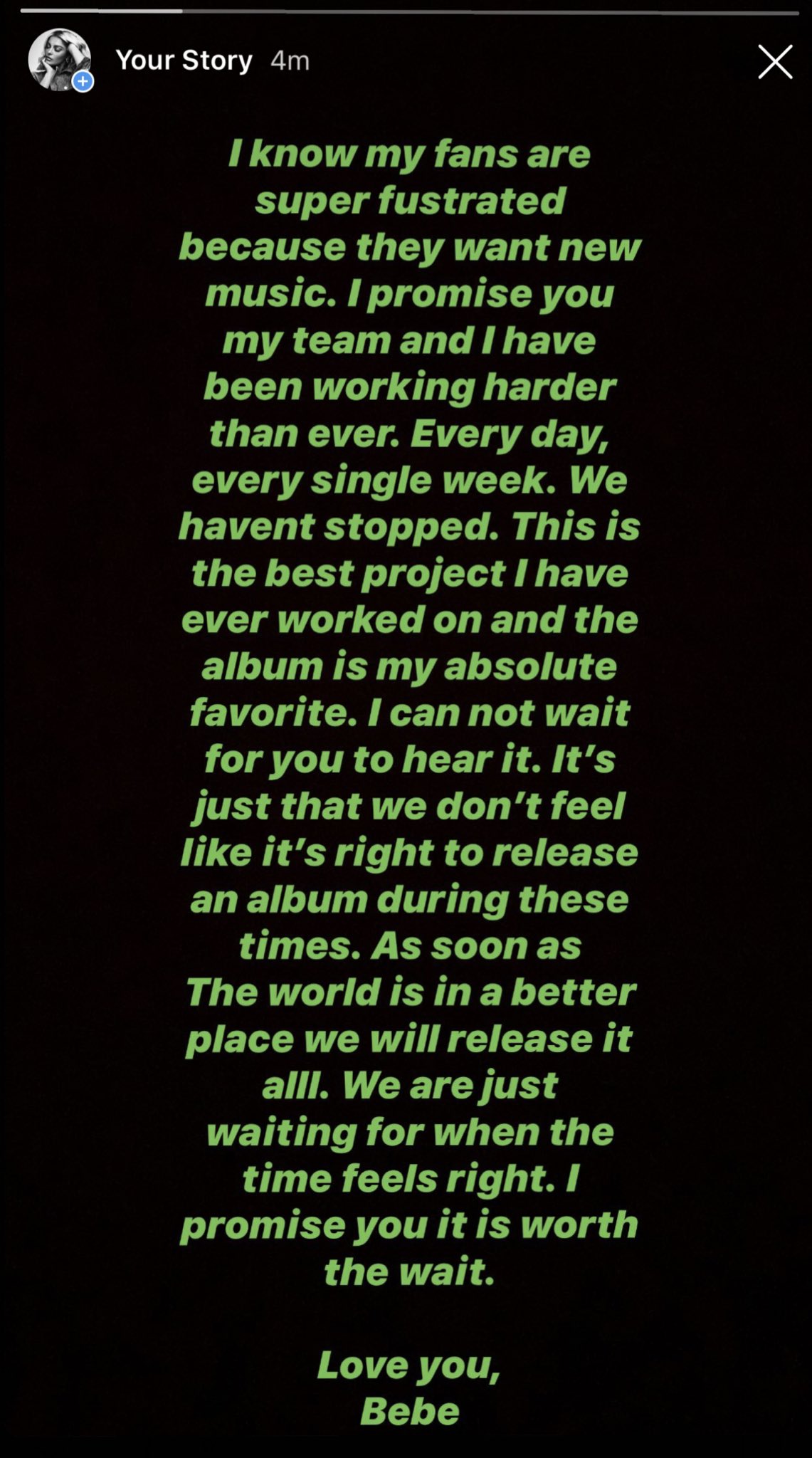 Bebe Rexha Message To All My Loves T Co 8pcnmochlv Twitter Bebe Rexha Message To All My Loves T Co 8pcnmochlv Twitter