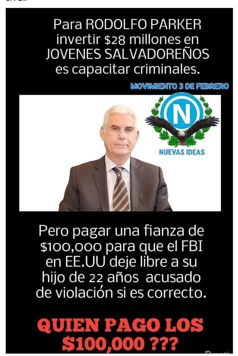 Cassandback's tweet photo. @nayibbukele @rodolfo_parker La justicia tarda pero llega... https://t.co/U03zESUPTr