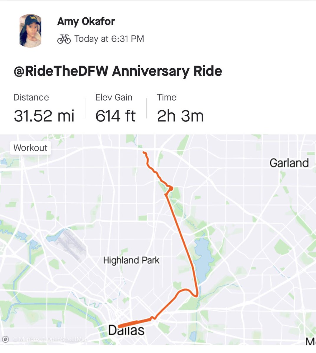 amyonyendu's tweet photo. @RideTheDFW Anniversary Crew Ride! One year in the game as an official cycling group!!
What started out with just 4-5 peeps has turned into a HUGE family!
#CrewRide #BGDR #AnniversaryRide #RideTheDFW #LovingTheCrew https://t.co/FcSJ8DOJ41
