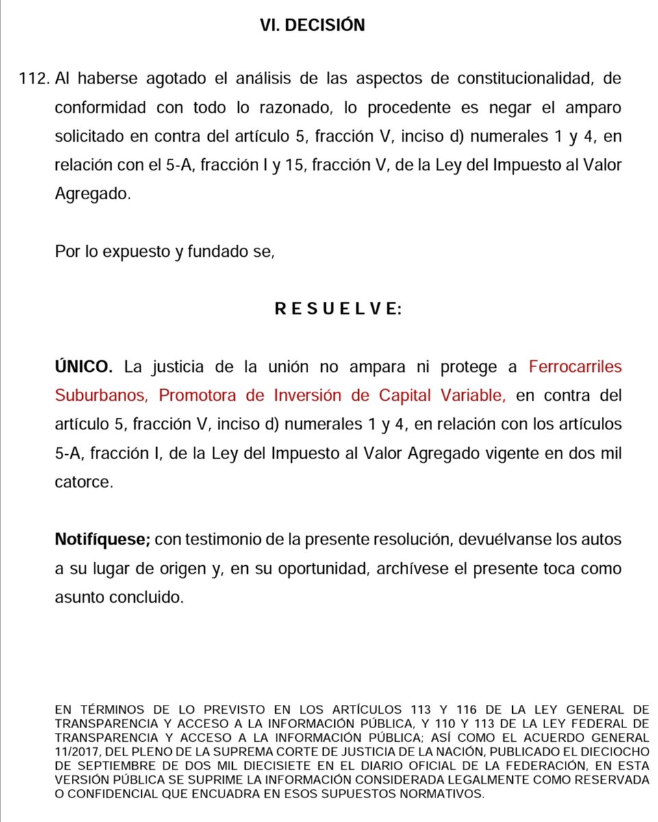 GlobalTaxCFC's tweet image. Hoy la Primera Sala de la SCJN resolvió el AR 1281/2017, en el que analizó la constitucionalidad del artículo 15, fracción V de la LIVA, en relación con otros en materia de acreditamiento vinculado a inversiones y su cambio de destino.
Uno de los pocos precedentes sobre el tema.