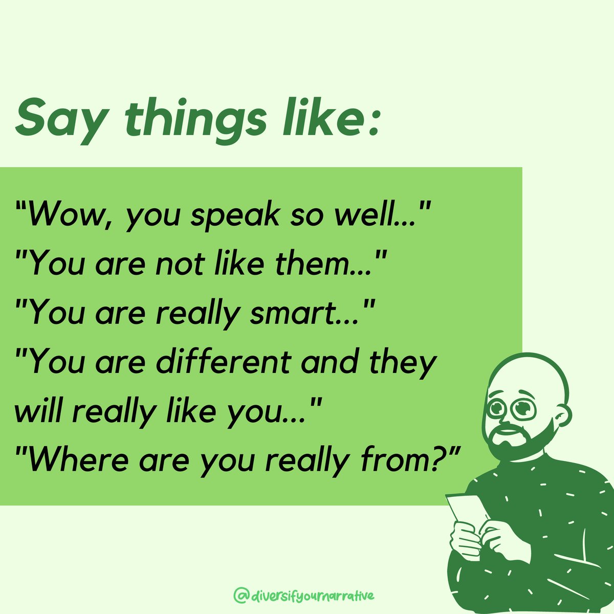 THREAD: Common Microaggressions Against Latinx People (Microaggressions Against BIPOC Series)! Whether intentional or unintentional, Microaggressions normalize racism within our communities: THIS NEEDS TO STOP.