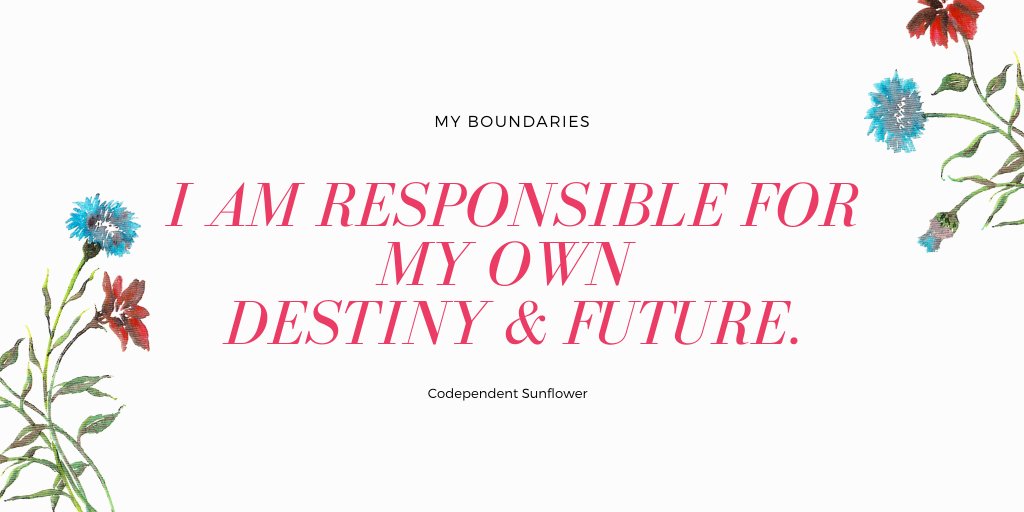 codependenttalk's tweet image. Today&apos;s series is all about boundaries. Visit our profile for more. #selfhealers