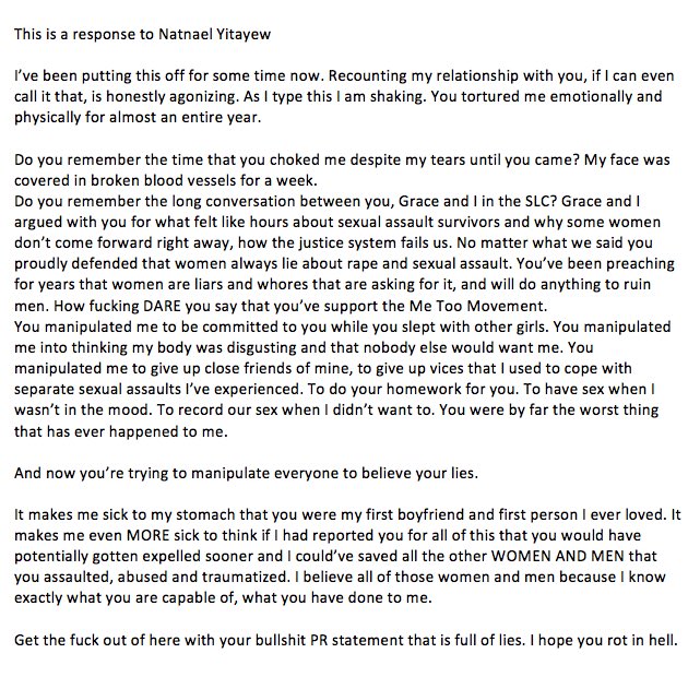 I can’t watch him keep doing this.. please don’t believe him. Believe his victims.