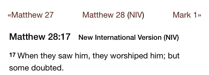 A classic example put forth is as follows: Matthew 28:17 says that Jesus was worshipped but this word is proskyneo. In contrast Acts 7:7 uses latreuo when referring to God and is more accurately translated as worship.