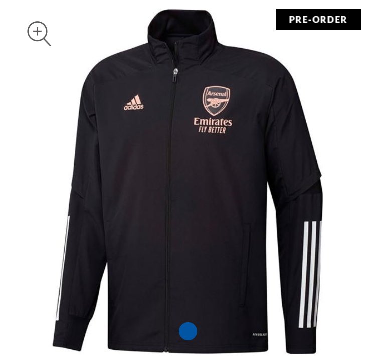 arsenal pre match jacket