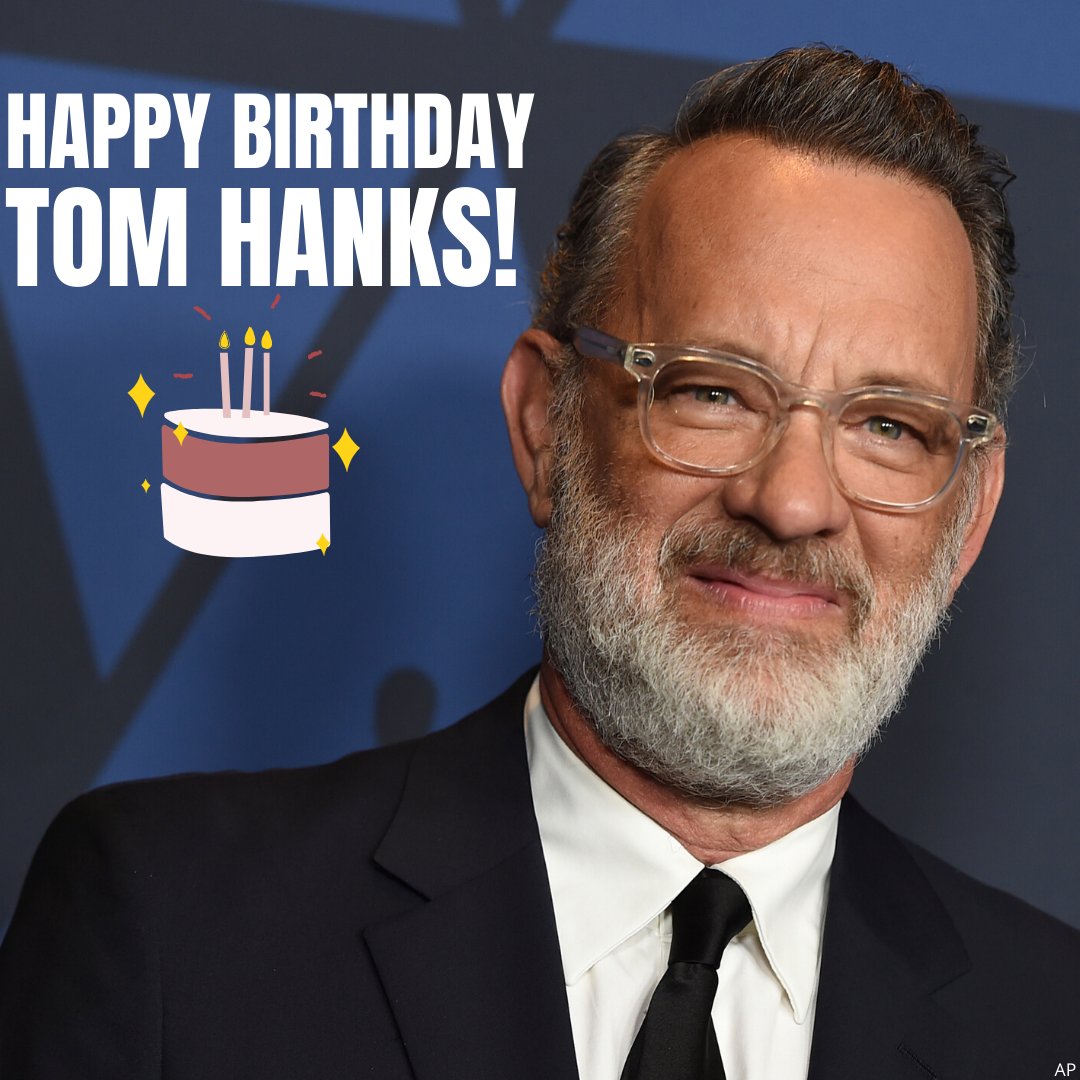 A big happy birthday to Tom Hanks! He\s been in a number of huuuugggeee hit movies. Which one is your favorite? 
