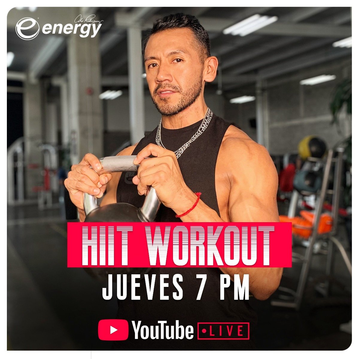santylicius's tweet photo. Estas listo para un entrenamiento diferente?
No te pierdas este entrenamiento a través de la cuenta de YouTube de @energy_mexico.
Este jueves 9 de Julio a las 7 pm.
Ocuparemos tapete, y mancuernas.
#GetReady #getsweat #getstenght #getenergy #youtubelive. https://t.co/ErIF0n2Dfq