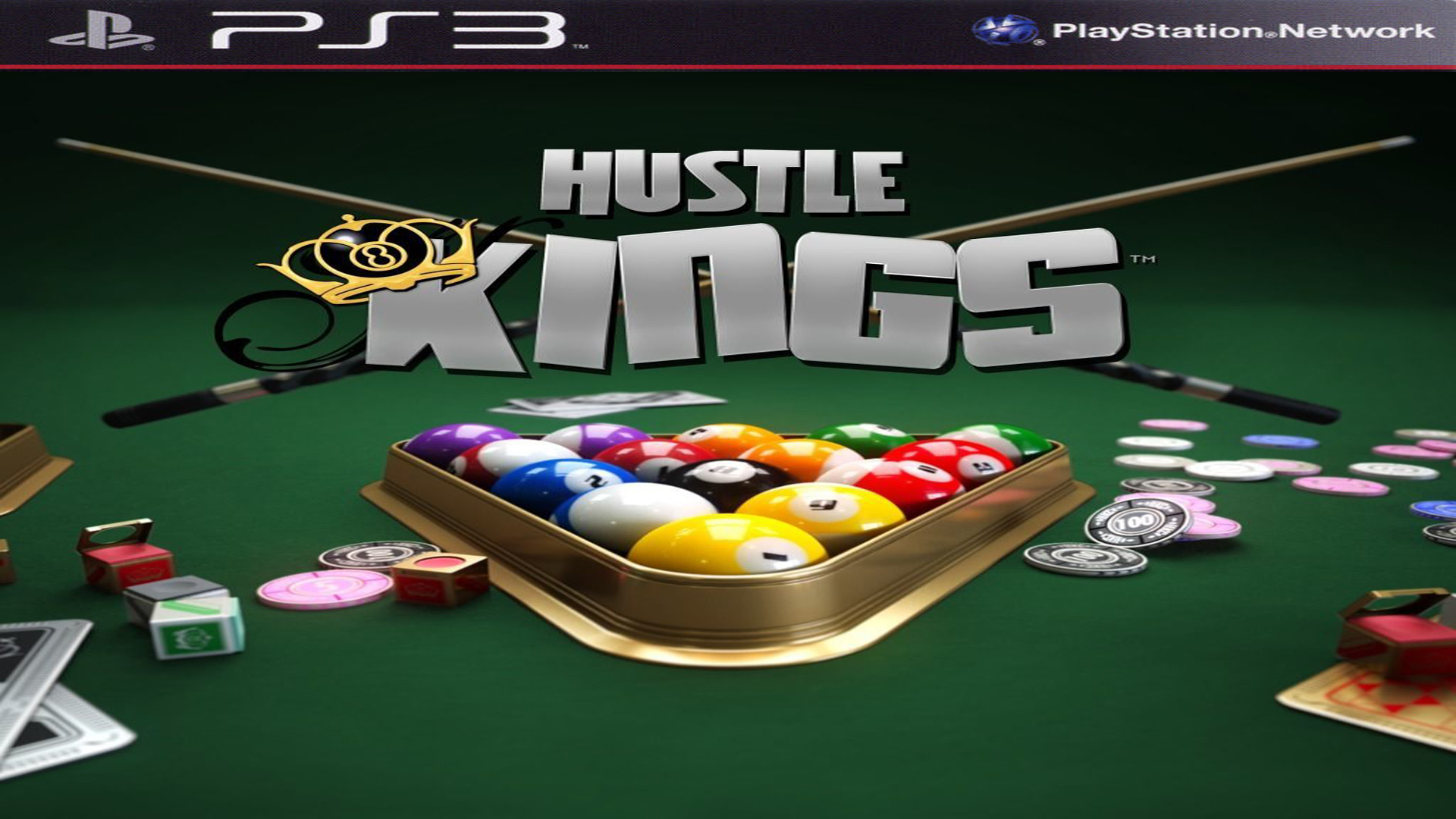 hustle kings ( sinuca ) para ps3 em mídia digital