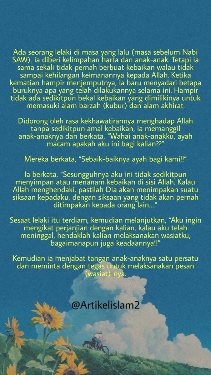 Artikelislam2's tweet photo. #Artikelislam #kajiandakwah #pejuangjannah #dakwah #istiqomahtanpabatas #istiqomah #kisahpenuhhikmah #ceramah https://t.co/bCxaSyqGa0