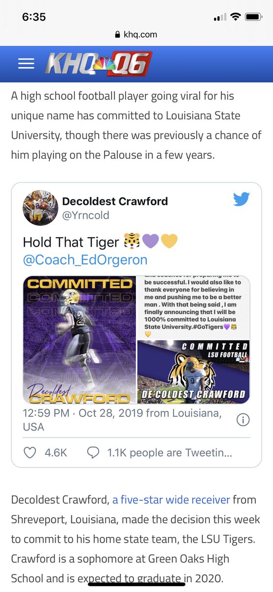 2achHembree's tweet photo. @TristenChambers You must’ve never heard of Mr. Crawford 😅 https://t.co/9FoqdGgnXV