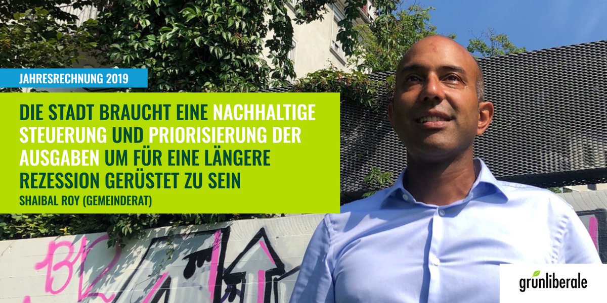 Heute war die Jahresrechnung 2019 im #grzh 
Der <a href="/tagesanzeiger/">tagesanzeiger</a> schreibt: «Die GLP verlangt vom Stadtrat eine Priorisierung von Bereichen. Sie selber sieht die Bekämpfung des Klimawandels, die Bildung und die Gesundheit als wichtig an.» tagesanzeiger.ch/fdp-will-gegen… <a href="/shaibalroy77/">Shaibal Roy</a>